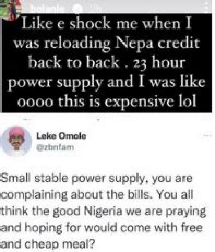 
Steady power supply is expensive- Bolanle Olukanni laments 